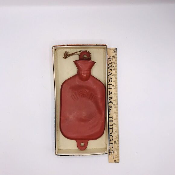 Vintage 1950's BF Goodrich Hot Water Bottle Model #1020 with Box For Baby 10x5" - Picture 5 of 5